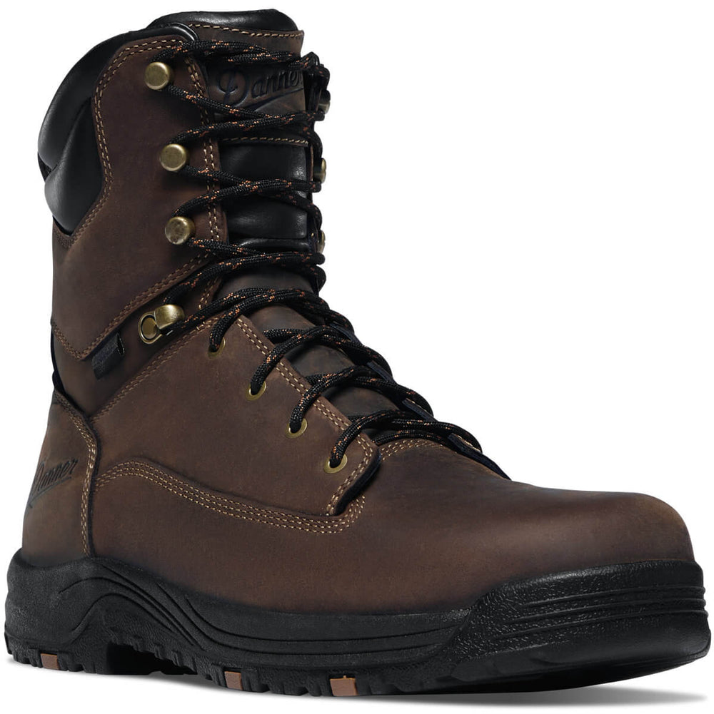 Caliper 8" Danner Dry Alloy Toe Work Boot Brown