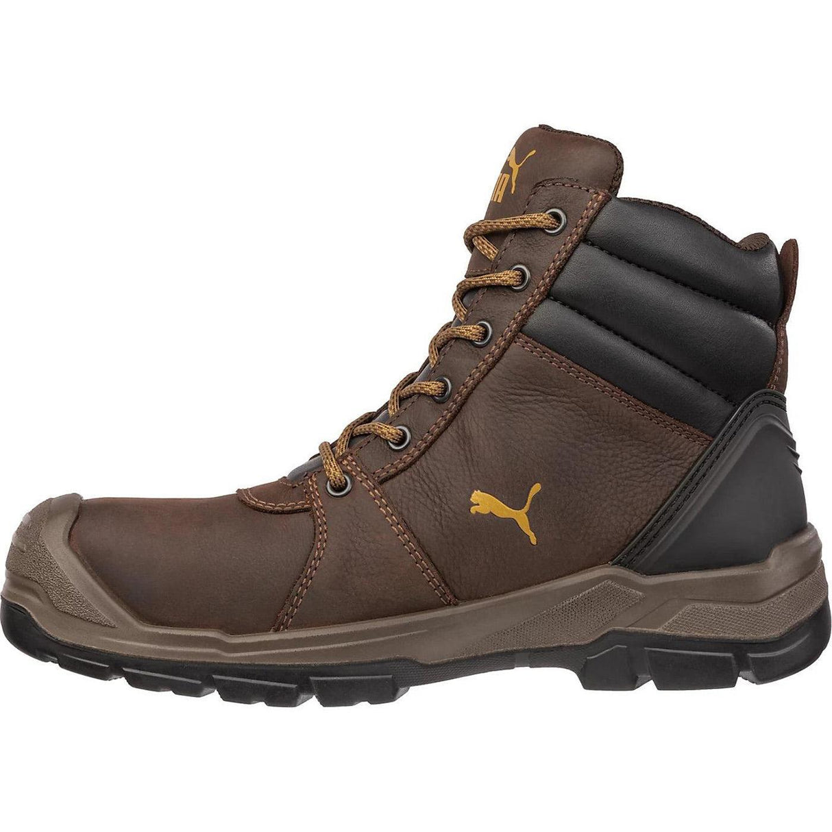 Puma Safety Tornado Waterproof Composite Toe Work Boots – Brown image view 7