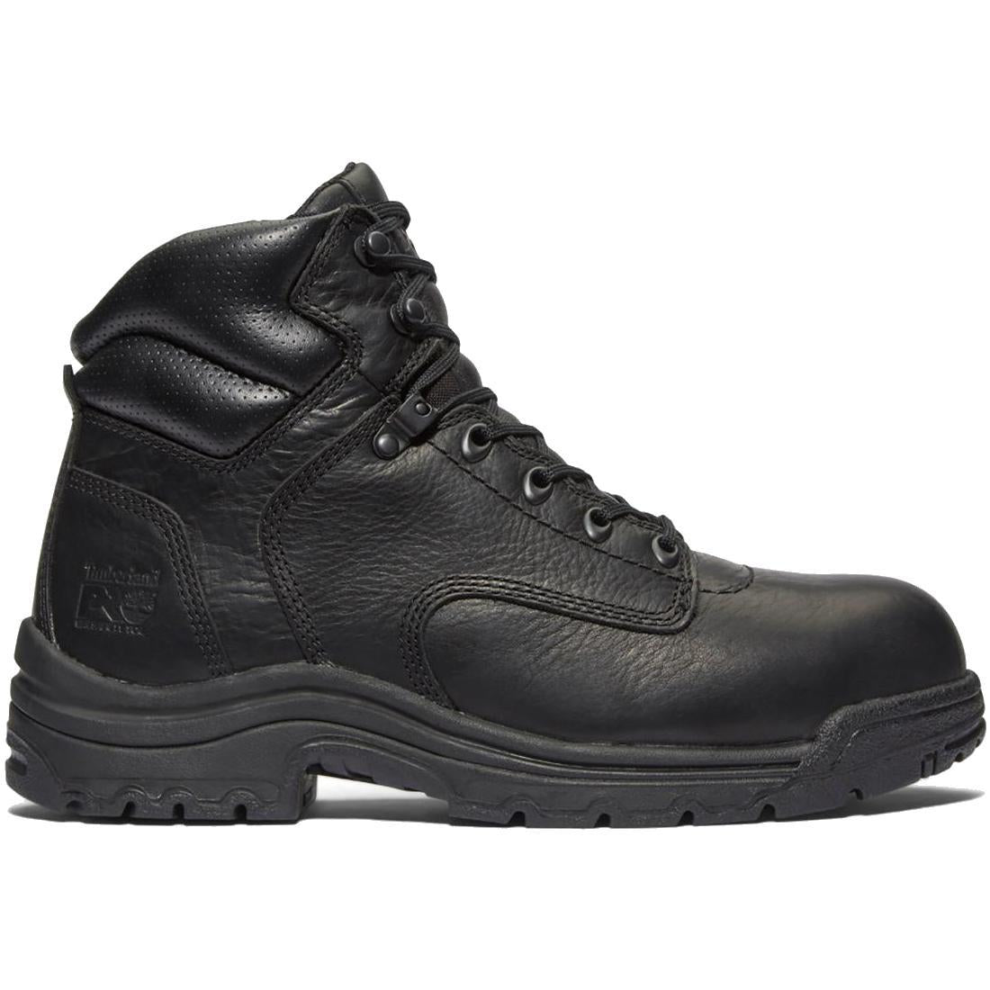 Timberland Pro Titan® 6-Inch Alloy-Toe Work Boot Black Profile View