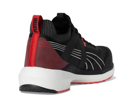 Puma Safety Turbo Black Composite Toe Work Boots – Red image view 5