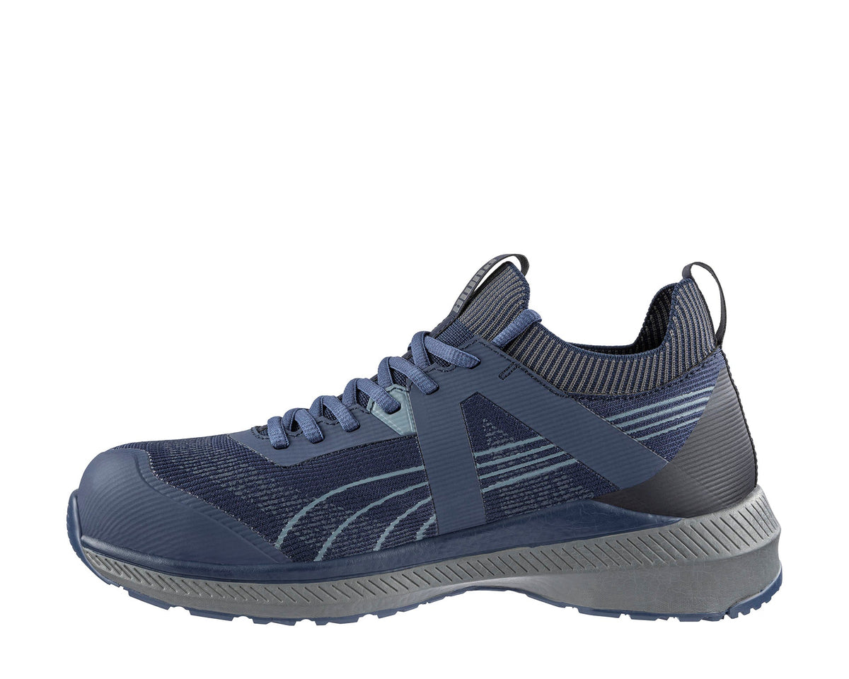 Puma Safety Turbo 645175 Navy/Grey low work shoe, view 4
