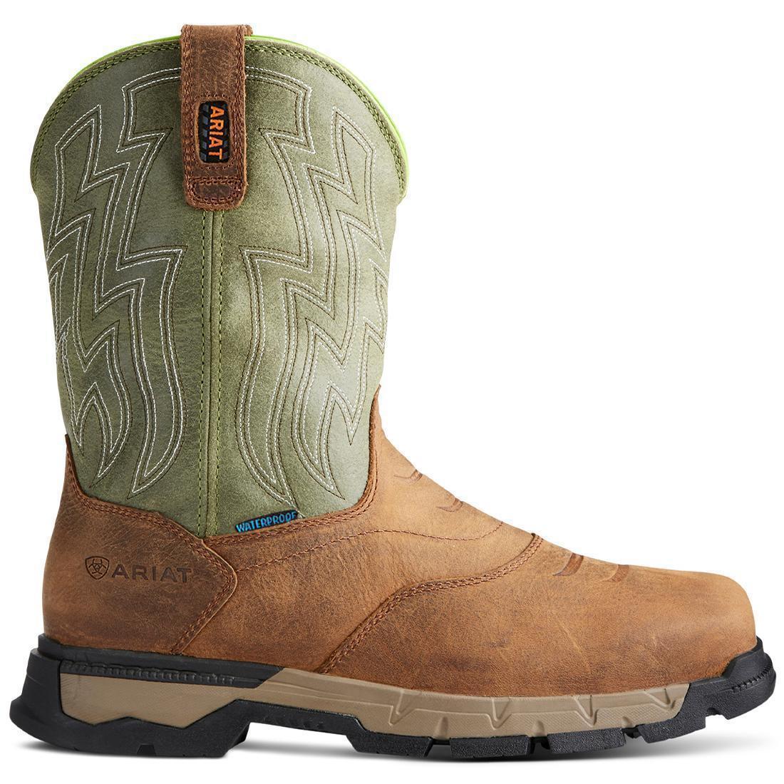 Rebar Flex Composite-Toe Waterproof Pull-On Western Work Boot