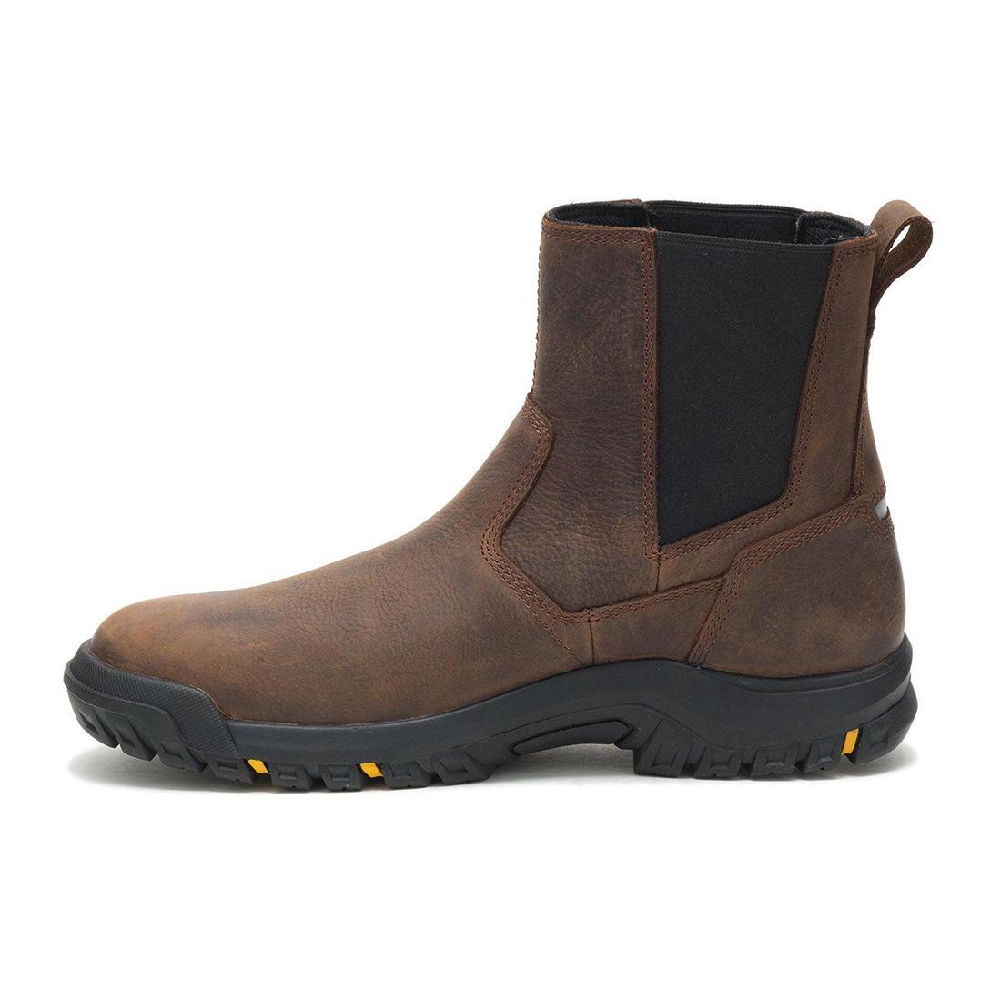 Wheelbase Soft-Toe Chelsea Work Boot Brown