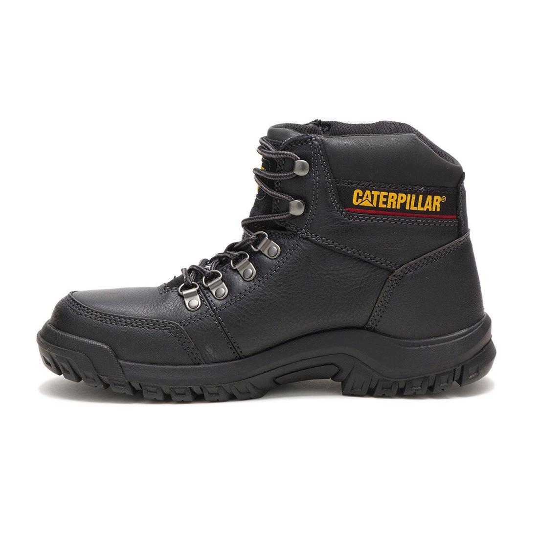 Outline Steel-Toe Work Boot Black