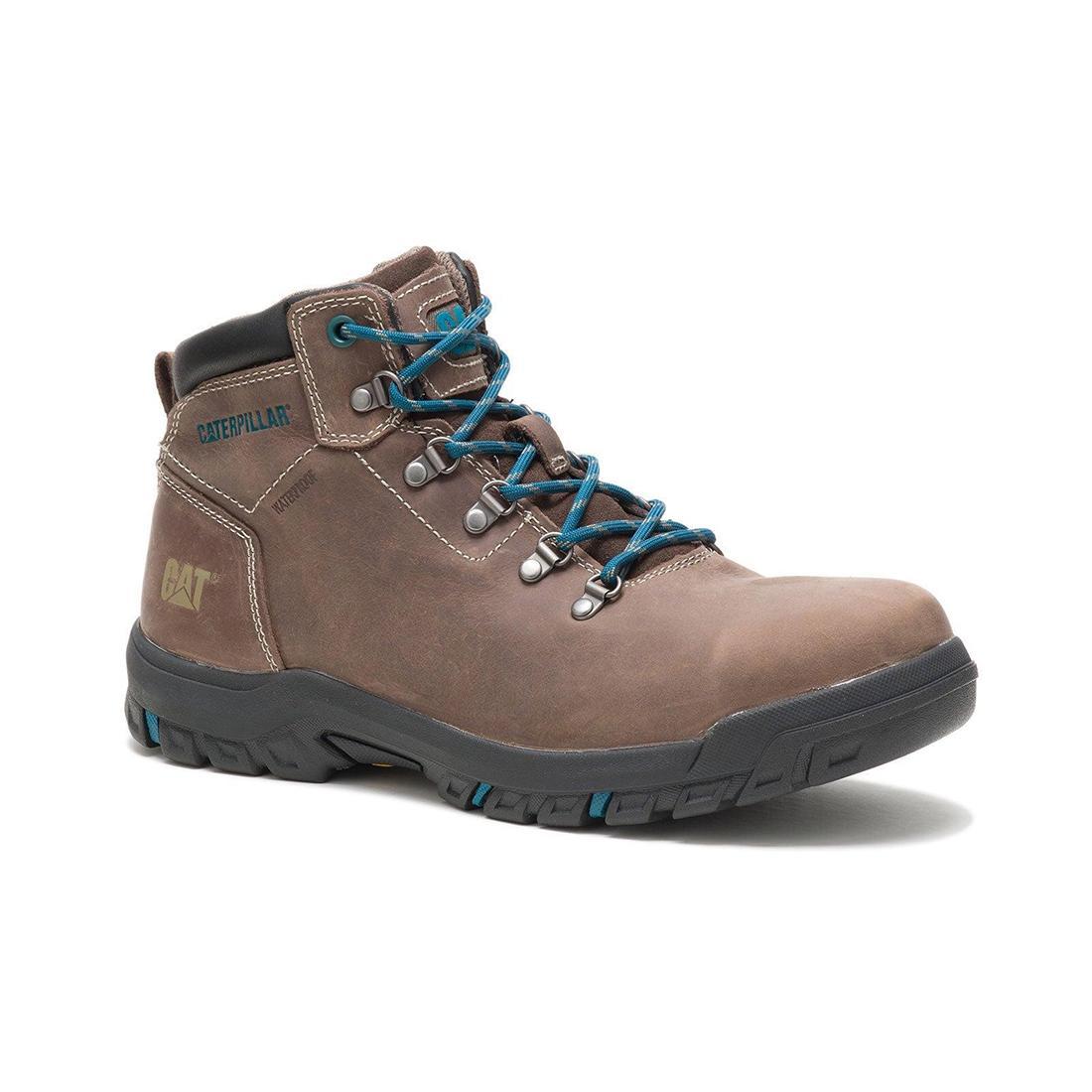 Mae Women’s Steel-Toe Waterproof Work Boot Light Brown