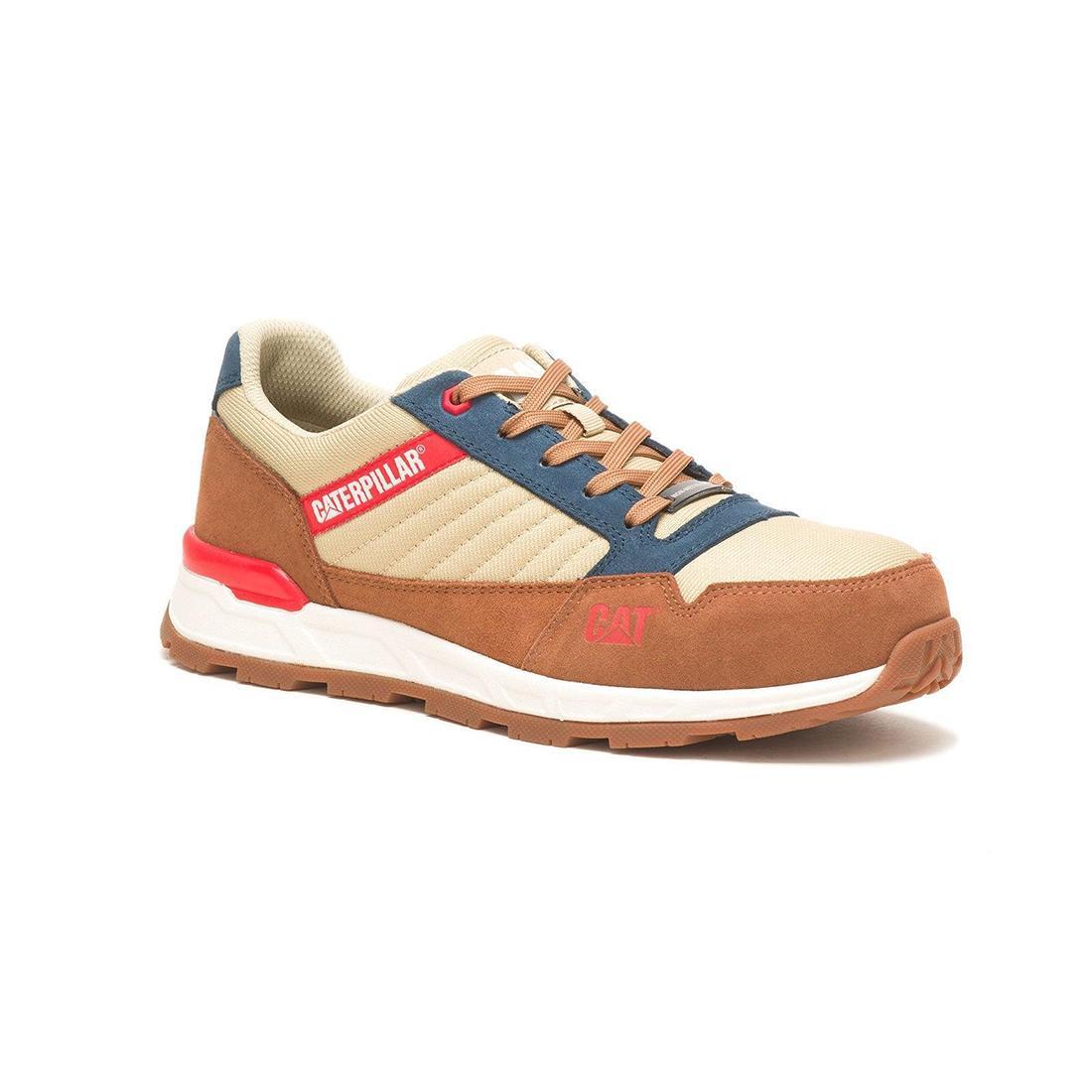 Venward Composite-Toe Work Shoe Orange/Tan