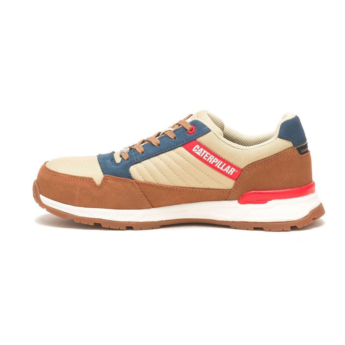 Venward Composite-Toe Work Shoe Orange/Tan