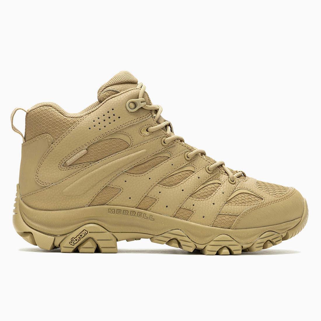 Moab 3 Mid Men's Tactical Work Boots Wp Tactical Dark Coyote