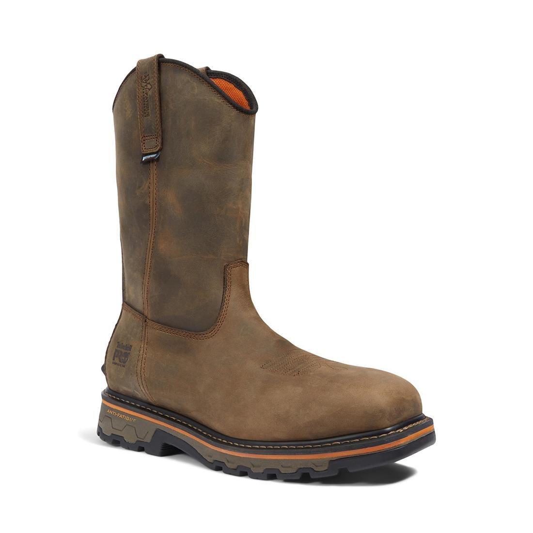 True Grit Composite- Toe Waterproof Pull-On Work Boot Brown