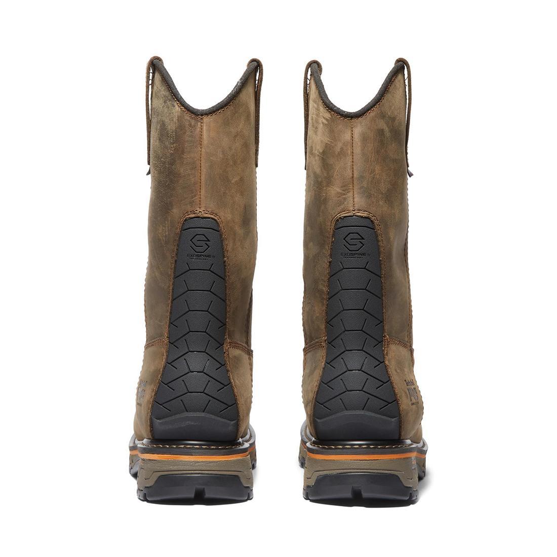 True Grit Composite- Toe Waterproof Pull-On Work Boot Brown