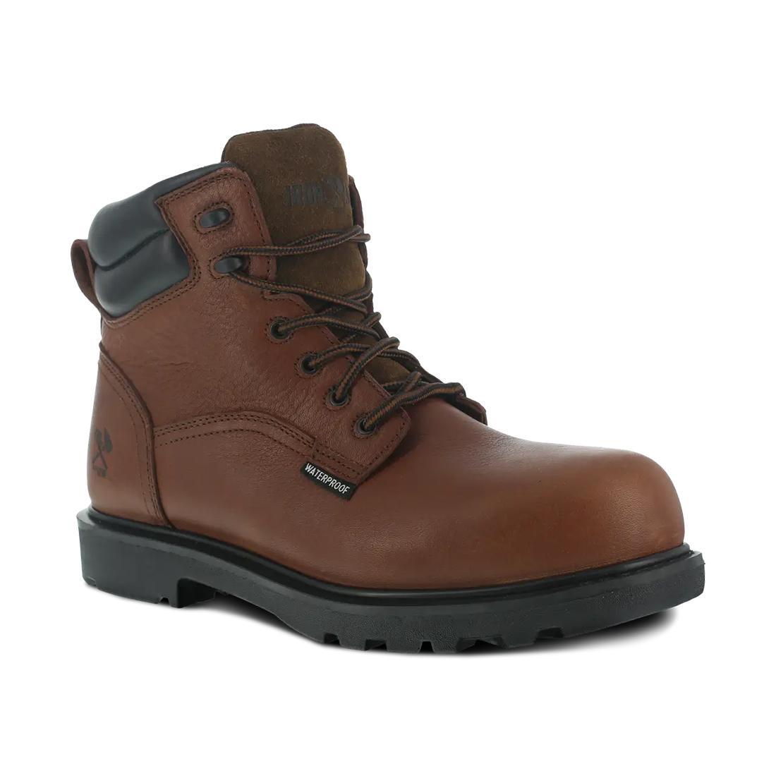 Hauler Composite Toe 6 inch Waterproof Work Boot Brown