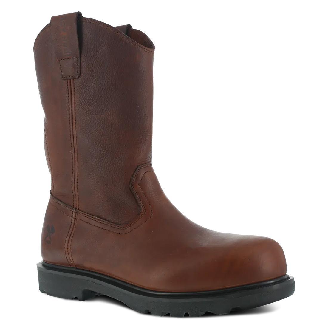 Hauler Composite-Toe 11 Inch Wellington Work Boot Brown