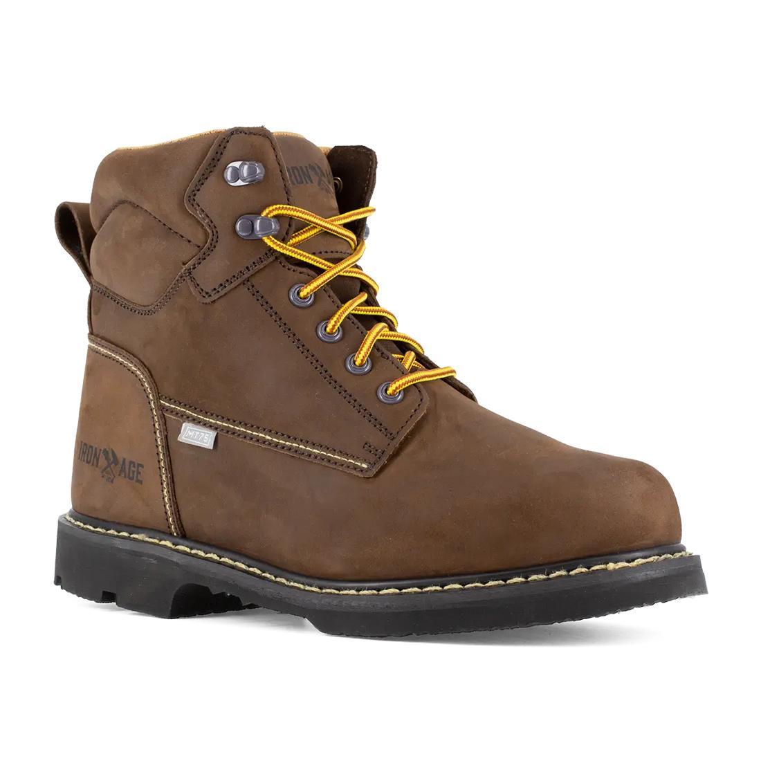 Groundbreaker Steel-Toe Metguard 6 inch Work Boot Brown