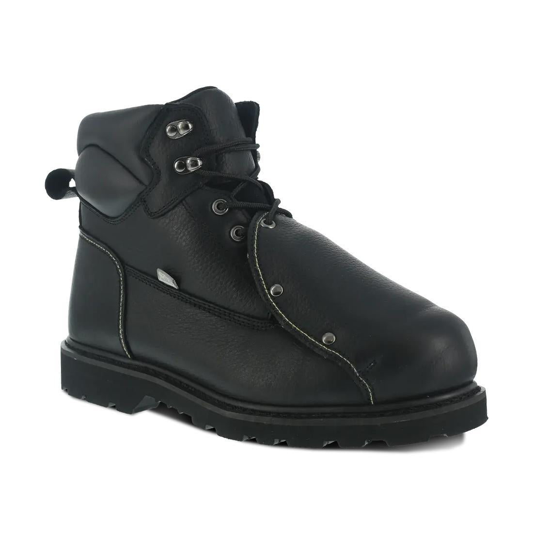 Groundbreaker Steel-Toe Ext Metguard 6 Inch Work Boot Black