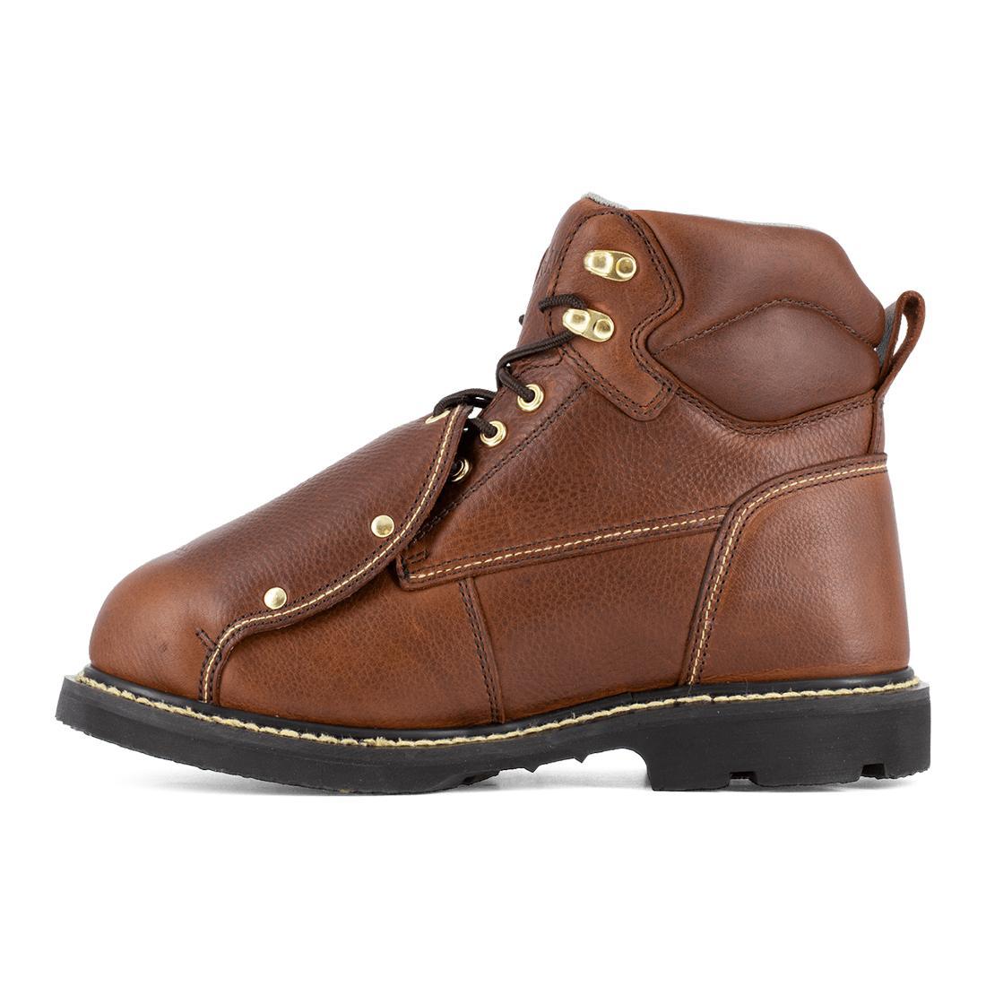 Groundbreaker Steel-Toe Ext Metguard 6 Inch Work Boot Brown