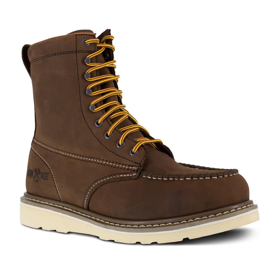 Reinforcer Steel-Toe 8 inch Work Boot Brown
