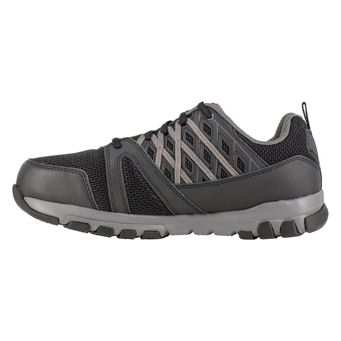 Sublite Steel-Toe Athletic Work Shoe Black