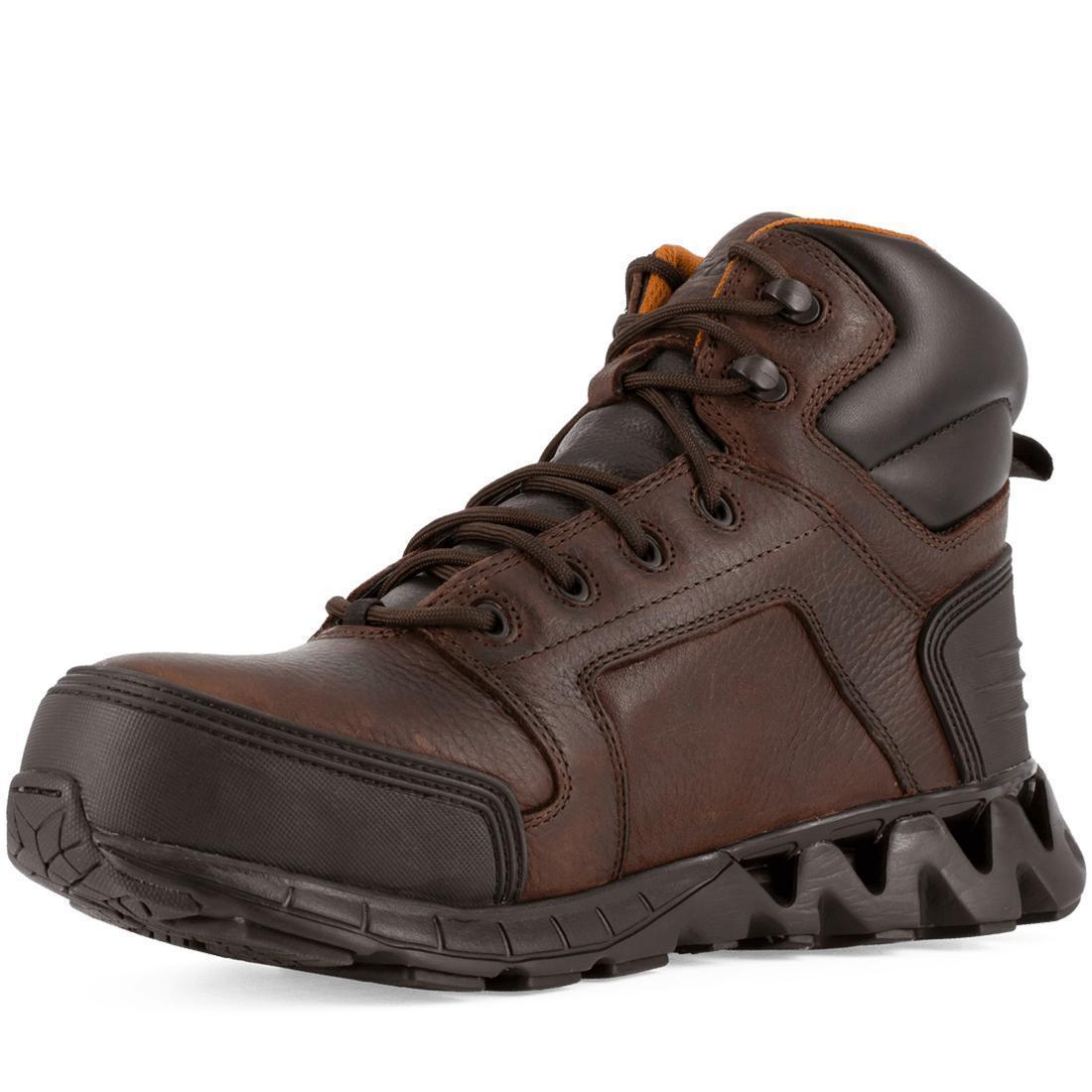 Zigkick Carbon-Toe Work Boot Brown