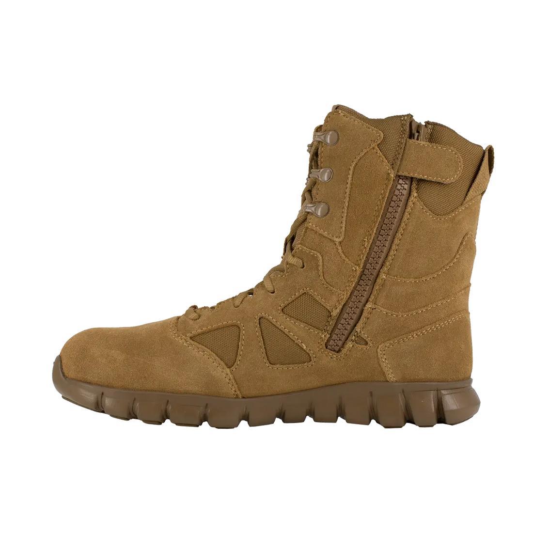 Sublite Cushion 8 Inch Composite-Toe Tactical Military Work Boot Coyote