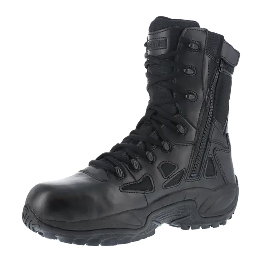 Rapid Response Rb 8 Inch Composite-Toe Tactical Work Boot Black