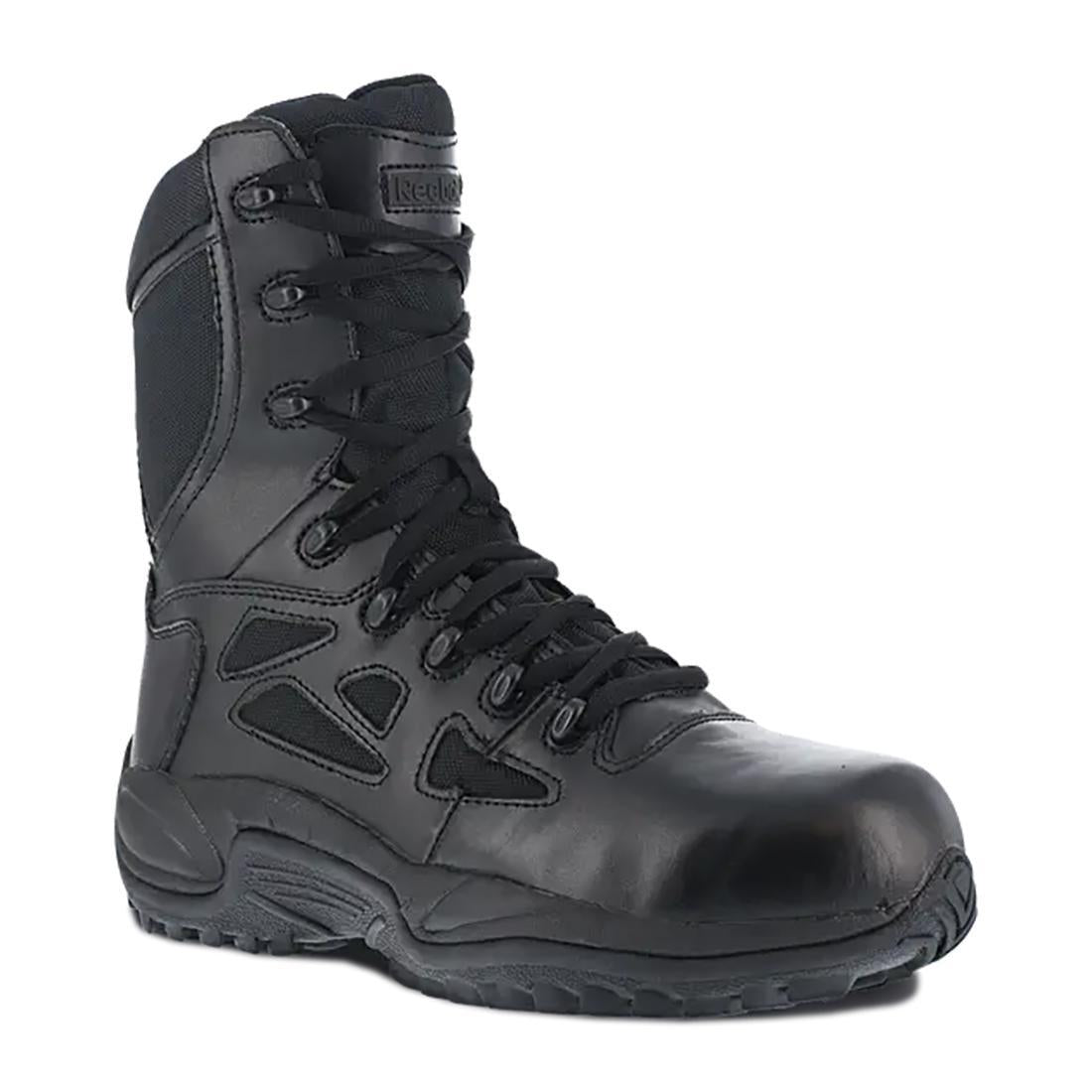 Rapid Response Rb 8 Inch Composite-Toe Tactical Work Boot Black