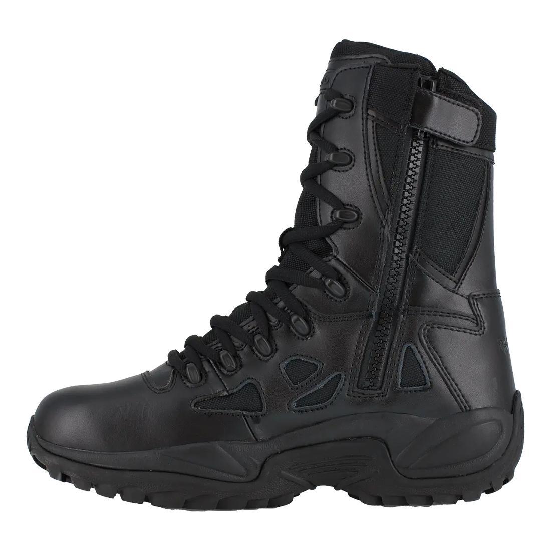 Rapid Response Rb 8 Inch Soft-Toe Side Zip Tactical Stealth Boot With Side Zipper