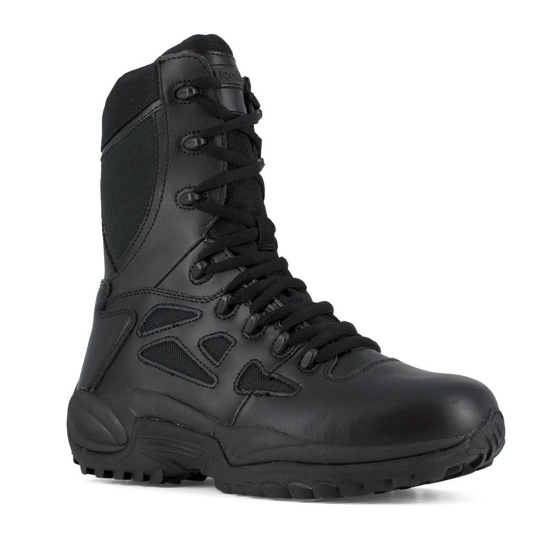 Rapid Response Rb 8 Inch Soft-Toe Side Zip Tactical Stealth Boot With Side Zipper