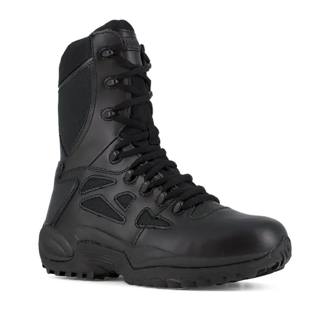 Women's Rapid Response Rb 8 Inch Soft-Toe Military Work Boot Black