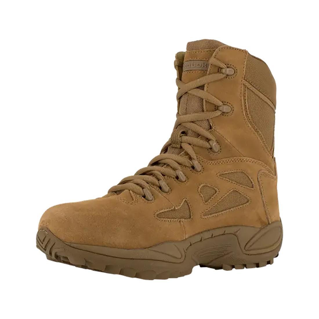 Women's Rapid Response Rb 8 Inch Soft-Toe Military Work Boot Coyote