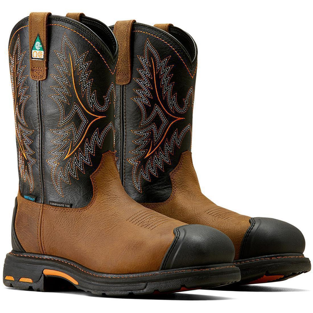 WorkHog Composite-Toe CSA XTR Waterproof Work Boot Rye Brown