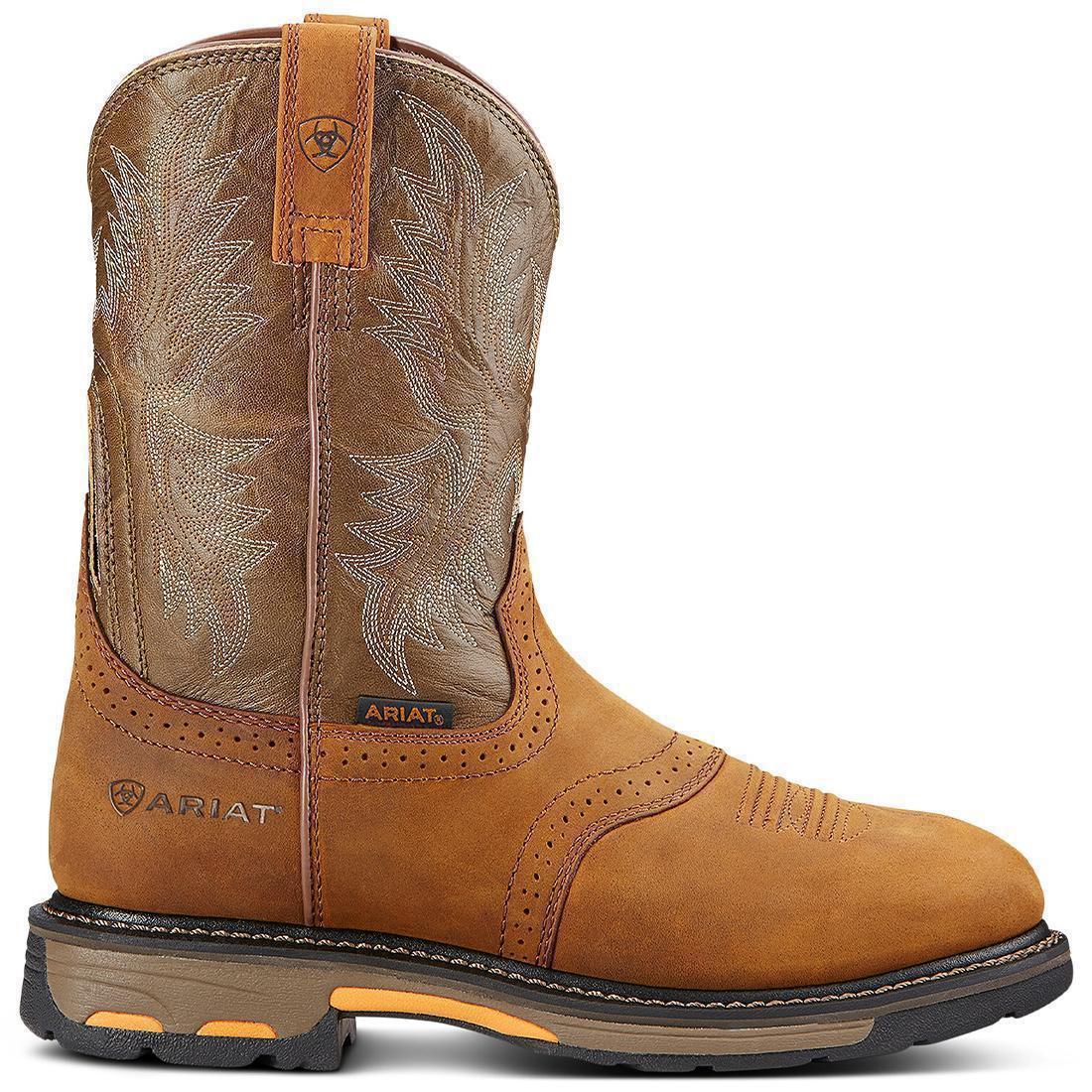 WorkHog Soft Toe Boot Aged Bark