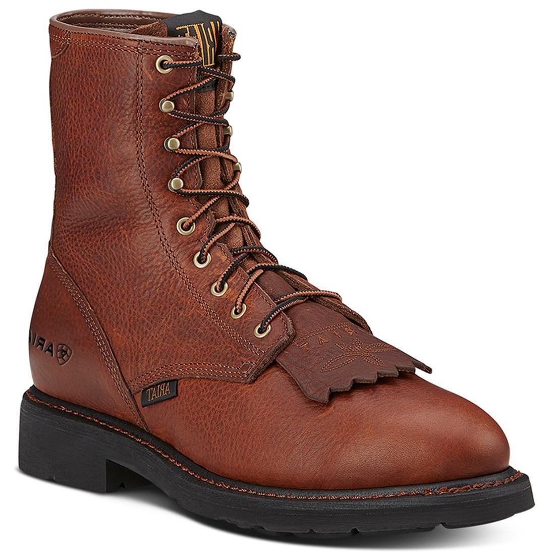 Ariat Cascade 8 inch Soft-Toe Waterproof Boot Sunshine Side