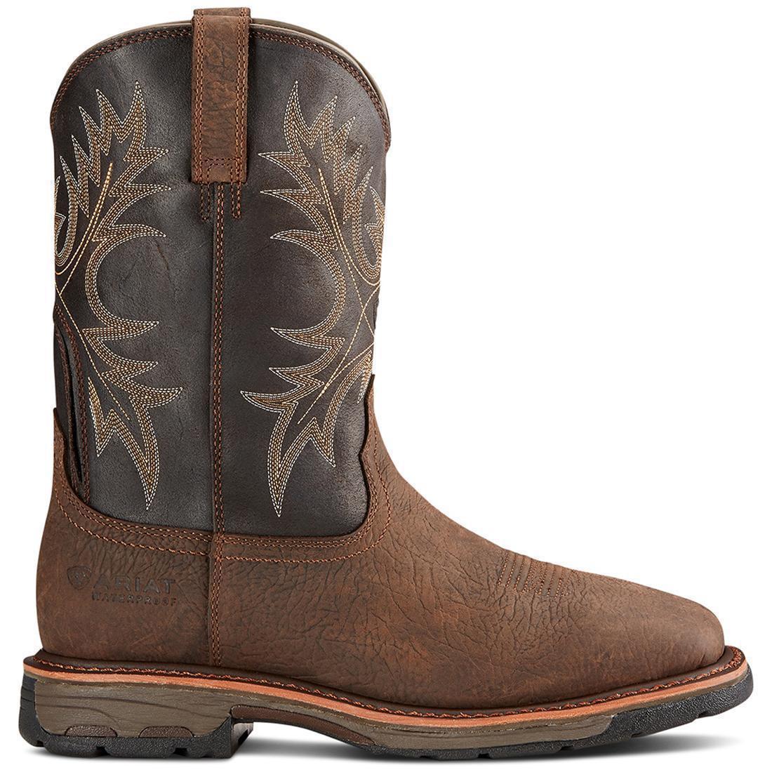 WorkHog Soft-Toe Waterproof Boot Bruin Brown