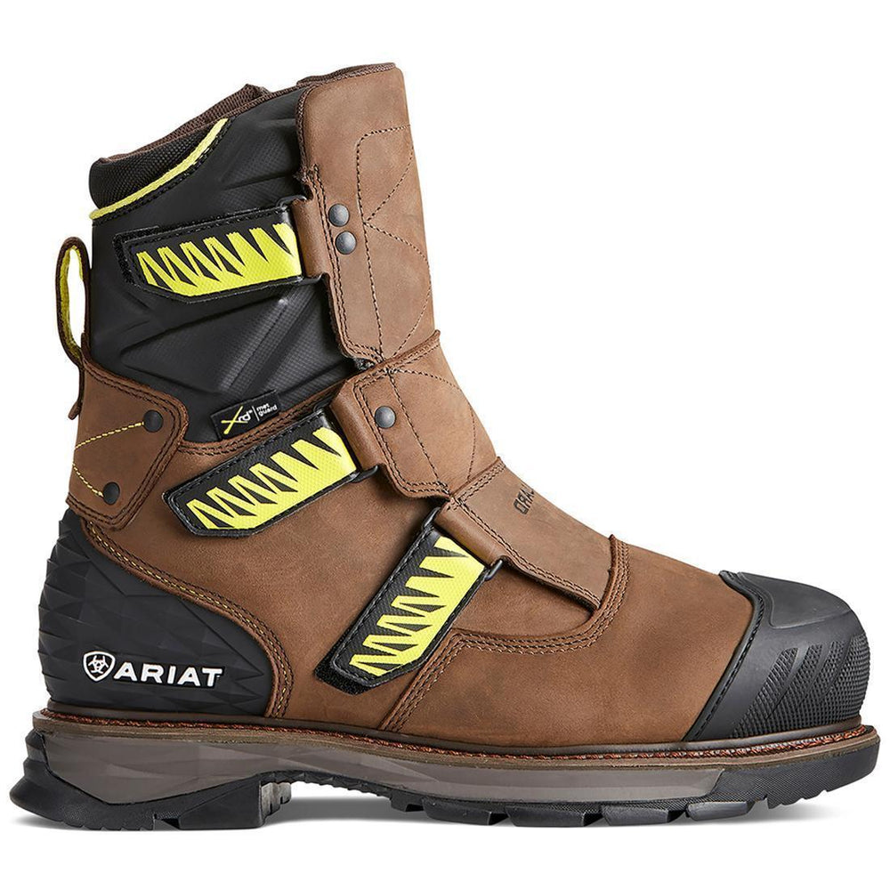 Ariat Catalyst VX 8 inch Composite-Toe Waterproof MetGuard Work Boot Oily Distressed Brown Profile