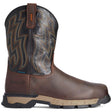 Ariat Rebar Flex Composite-Toe Waterproof Western Work Boot Dark Brown Profile