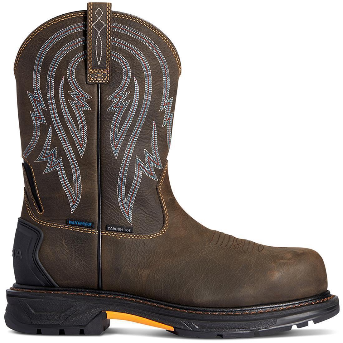 WorkHog XT Tumbleweed Waterproof Carbon Toe Work Boot Iron Coffee