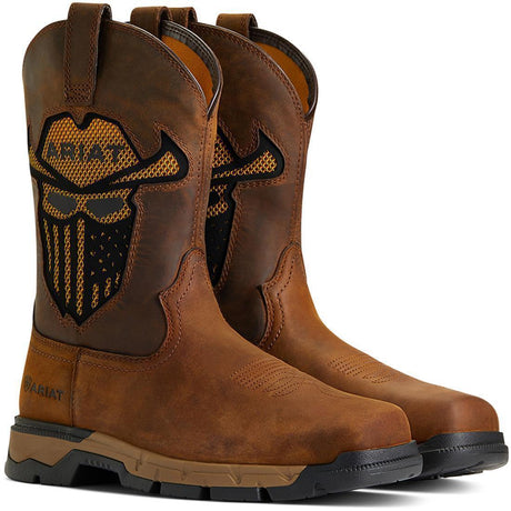 Ariat Rebar Flex VentTEK Incognito Soft-Toe Western Boot Dark Earth Profile