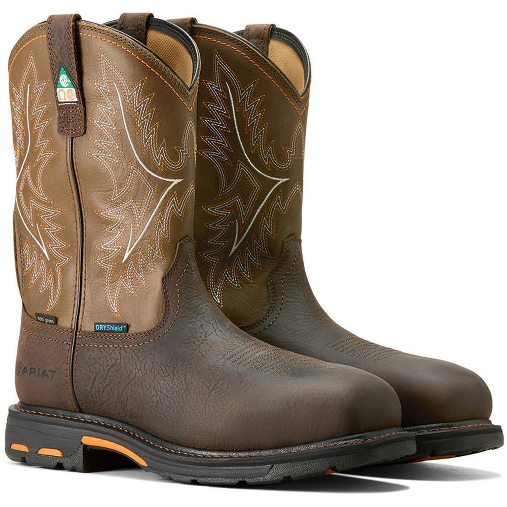 WorkHog Composite-Toe CSA Waterproof Insulated Work Boot Bruin Brown