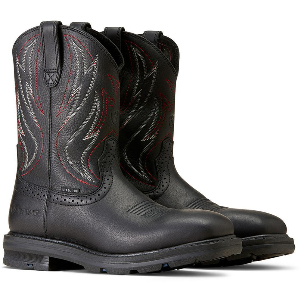 Ariat Sierra Shock Shield Steel-Toe Work Boot Black Detail