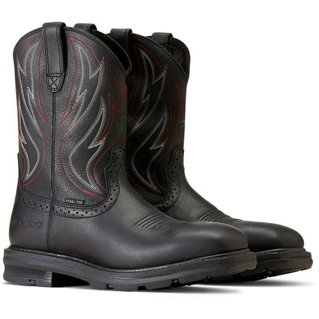 Ariat Sierra Shock Shield Steel-Toe Work Boot Black Detail