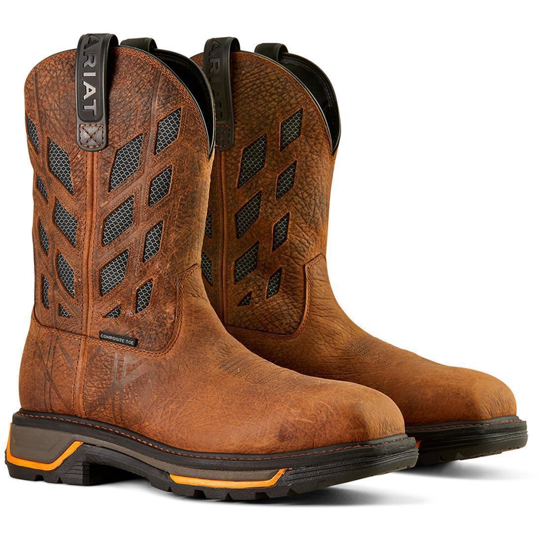 Big Rig Tread VentTEK Composite-Toe Work Boot Earth