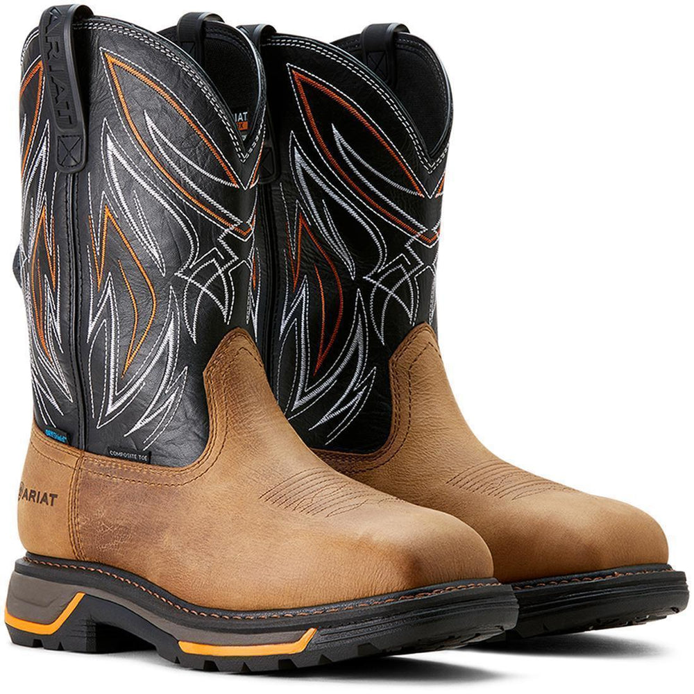 Big Rig BOA Composite-Toe Waterproof Work Boot Natural Tan