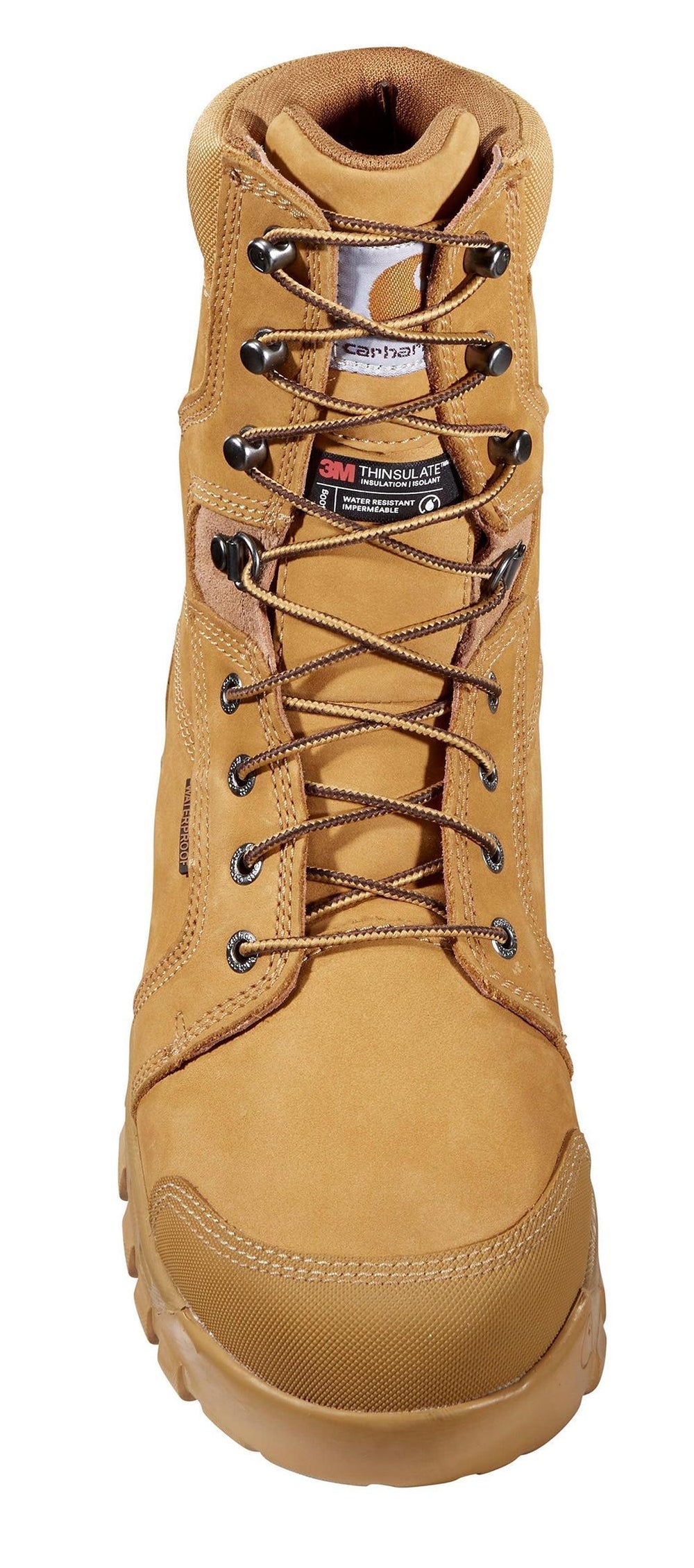 8" Rugged Flex Waterproof Insulated Soft Toe Boot Wheat
