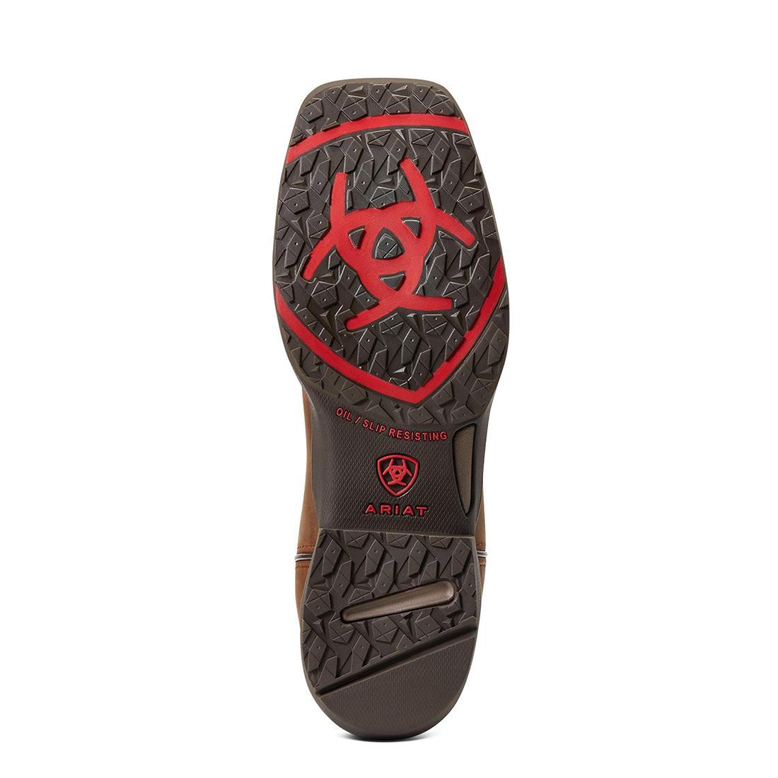 Ariat Anthem Patriot Women's Waterproof Composite Toe Work Boot - Brown Upper