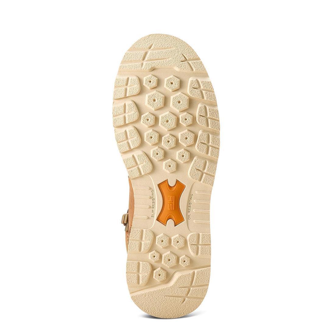 Ariat Rebar Wedge Moc Toe Women's Waterproof Work Boot - Brown Upper