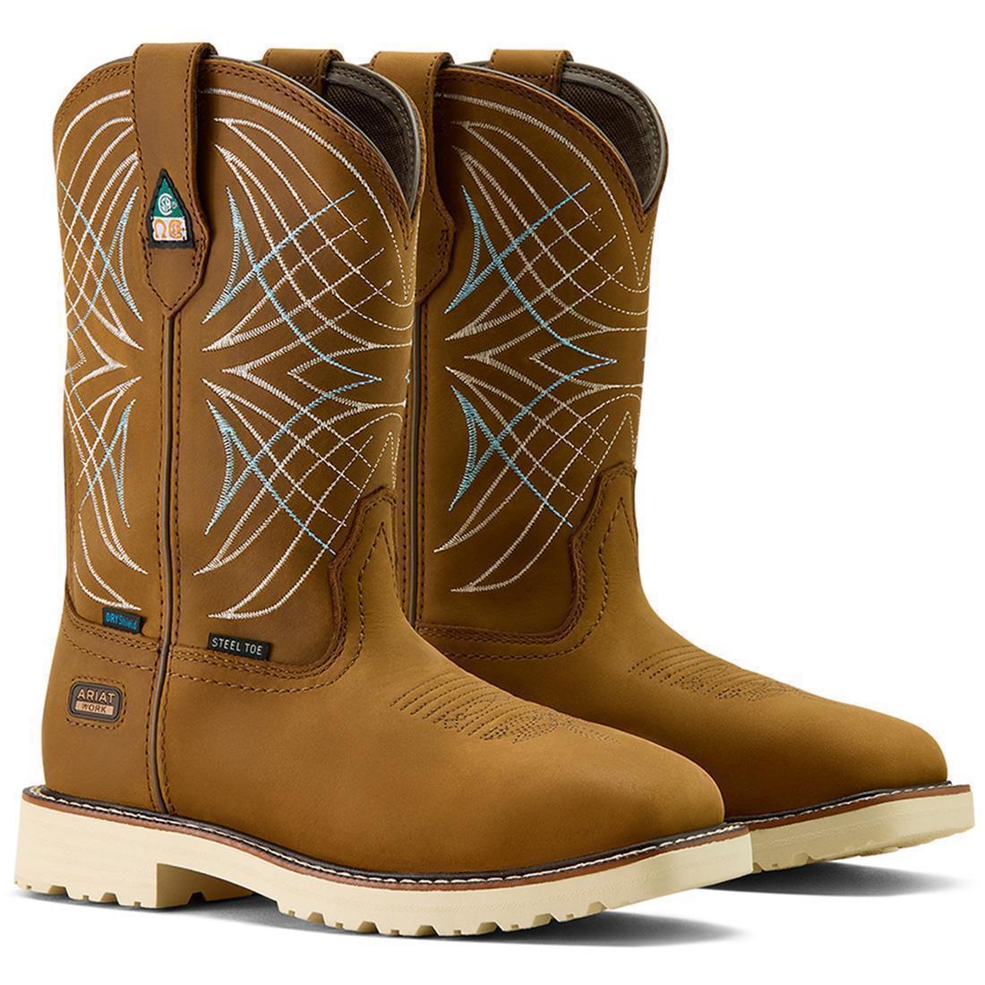 Activator Women's CSA Waterproof Steel Toe Work Boot - Brown