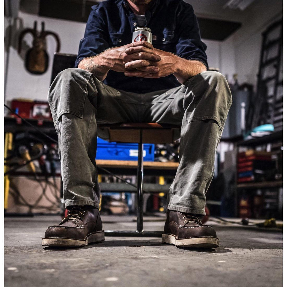 Bull Run Moc Toe 6" Soft Toe Work Boot Brown