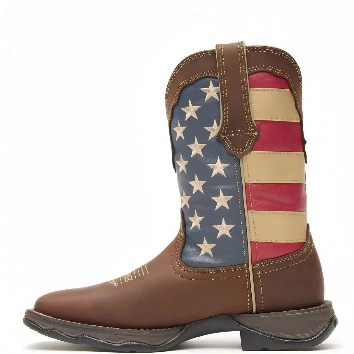 Durango Women’s Lady Rebel by Durango Patriotic Pull-On Western Flag Boot Sole