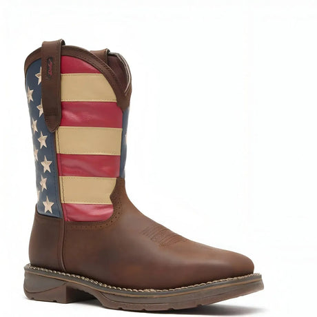Durango Rebel Steel Toe Flag Western Flag Boot Sole