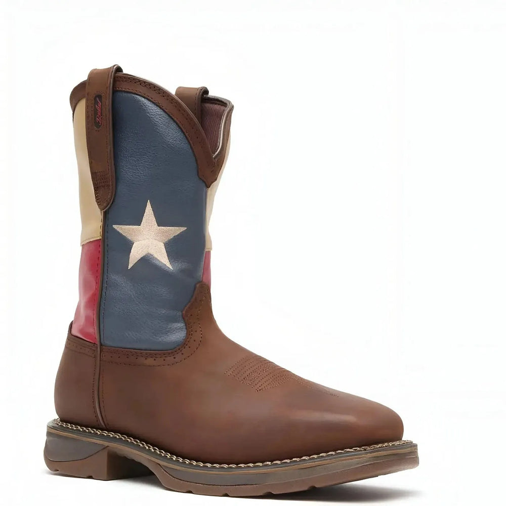 Durango Rebel Steel Toe Texas Flag Western Boot Sole